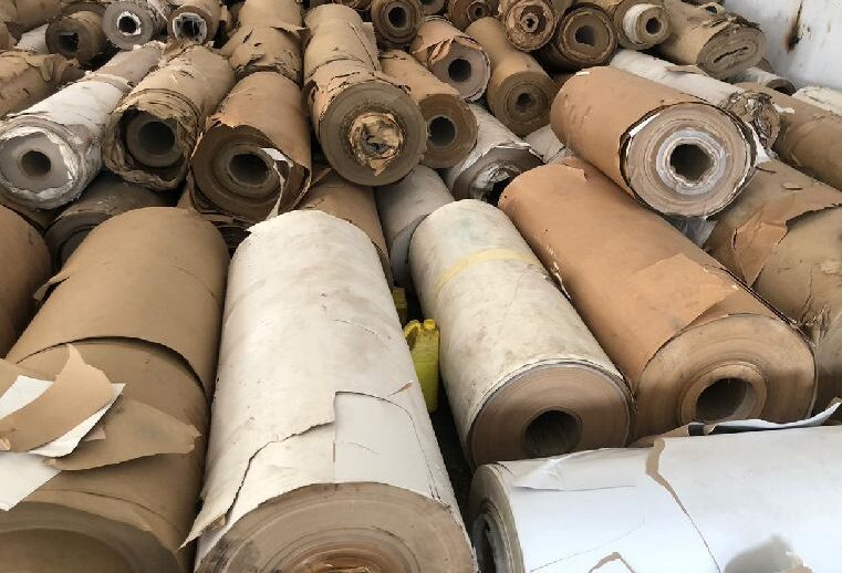 wastepaper rolls